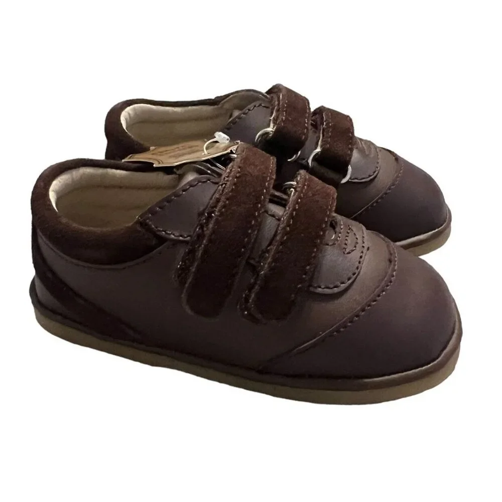 NEW Angel Baby By L'Amour Sz 5 Brown Leather Shoes